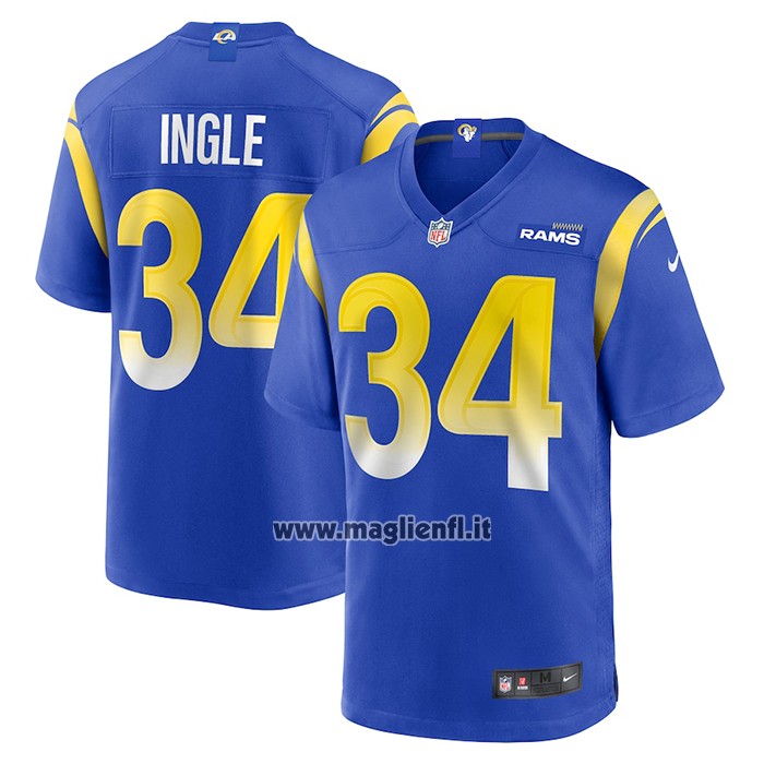 Maglia NFL Game Los Angeles Rams Tanner Ingle Home Blu